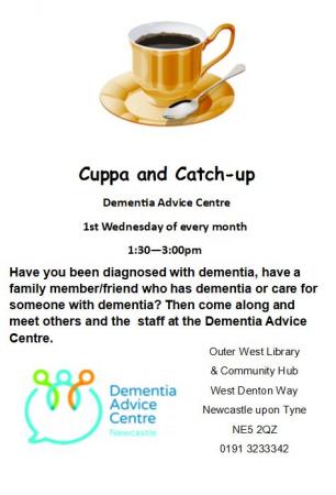Cuppa and catch-up flyer