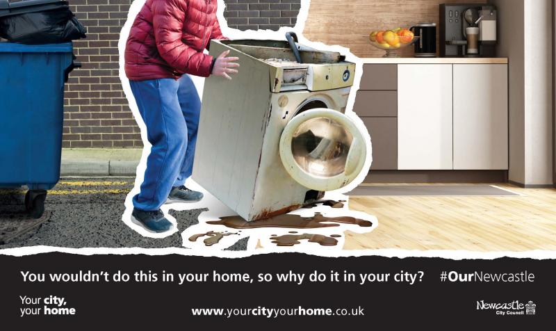 Your City Your Home Anti-Fly tipping poster