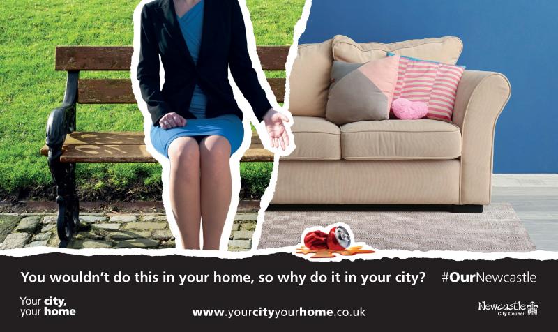 Your city Your Home Anti Litter Poster