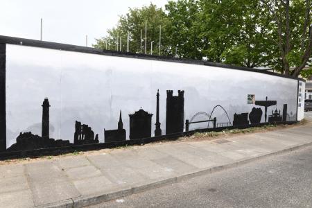 Mural at Eastbourne Gardens