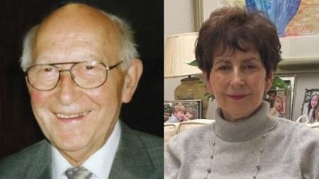 Holocaust Survivor Andrew Fenkle and his daughter Marta Joseph
