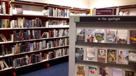 Blakelaw Library book shelves