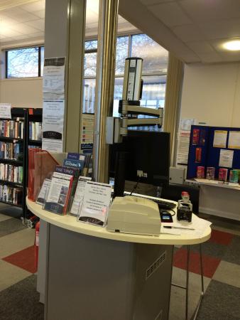 Denton Burn Library staff pod