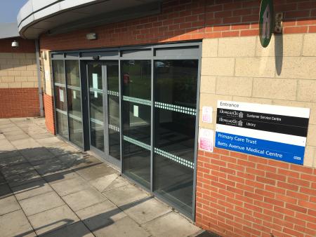 Kenton Library entrance