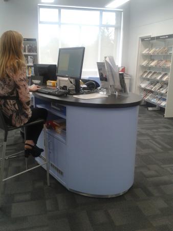 Newburn Library staff pod