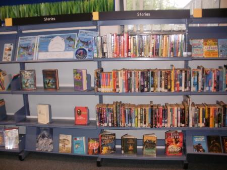 West End Library book shelves