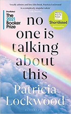 Book cover showing sky and rainbow