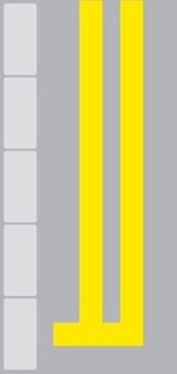 Image taken from Highway Code Road Markings, double yellow line