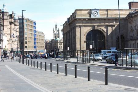 Looking down to Central Station