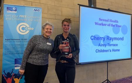 Cherry Raymond receives Sexual Health Worker of the Year Award