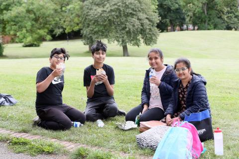 Young People enjoying Newcastle's Best Summer Ever