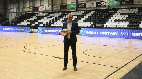 Newcastle Eagles managing director Paul Blake