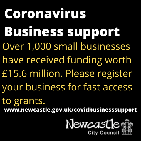 The council is urging small businesses to register for fast access to grants