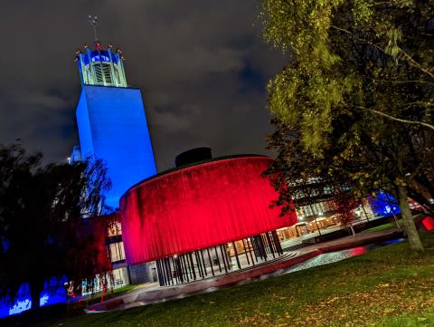 Civic Centre at night