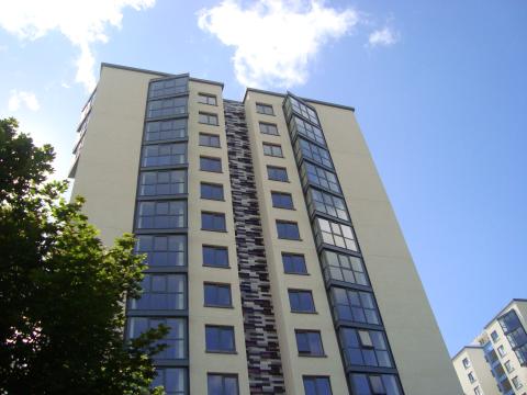 A high-rise block of flats managed by Your Homes Newcastle