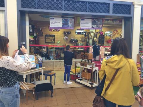 The store opened on Wednesday (21 August) at the Grainger Market