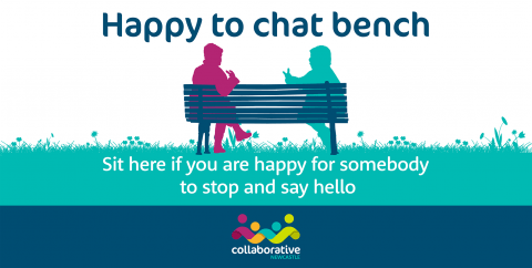 Happy to chat bench 