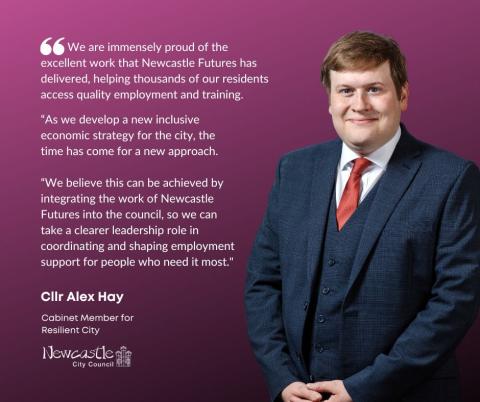 Cllr Alex Hay, Cabinet member for a Resilient City