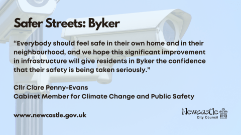 Safer Streets project delivers CCTV investment to Byker