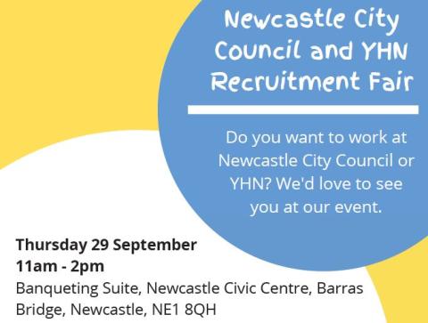 Newcastle City Council and YHN recruitment event