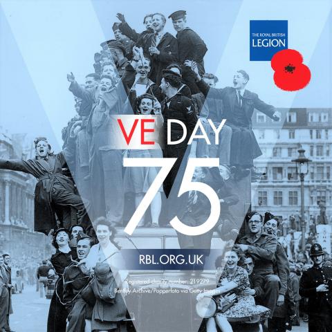 VE Day 75 photo from the Royal British Legion