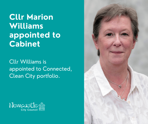 Cllr Marion Williams appointed to cabinet