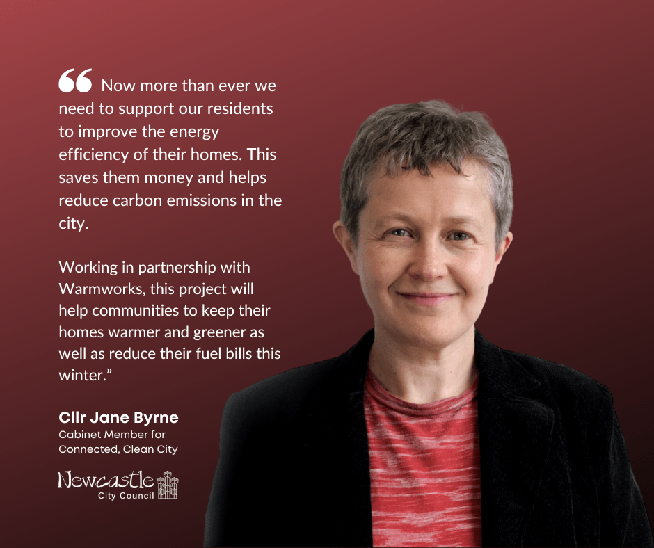 Cllr Jane Byrne, Cabinet Member for a Connected, Clean City at Newcastle City Council 