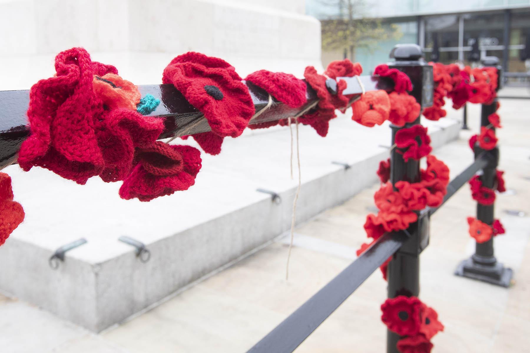 Last year's poppy display at Old Eldon Square.