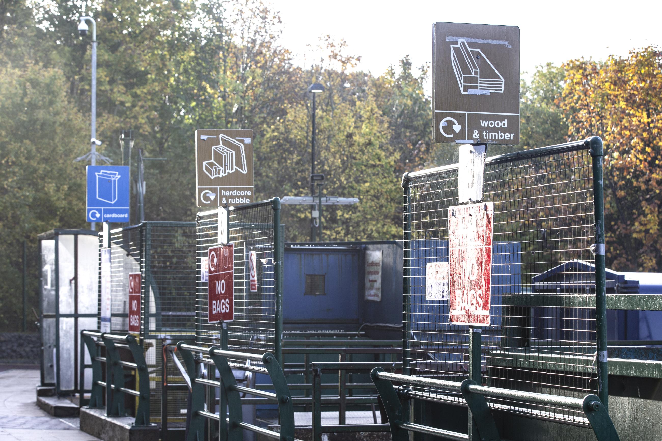 Household waste and recycling centre at Walbottle 