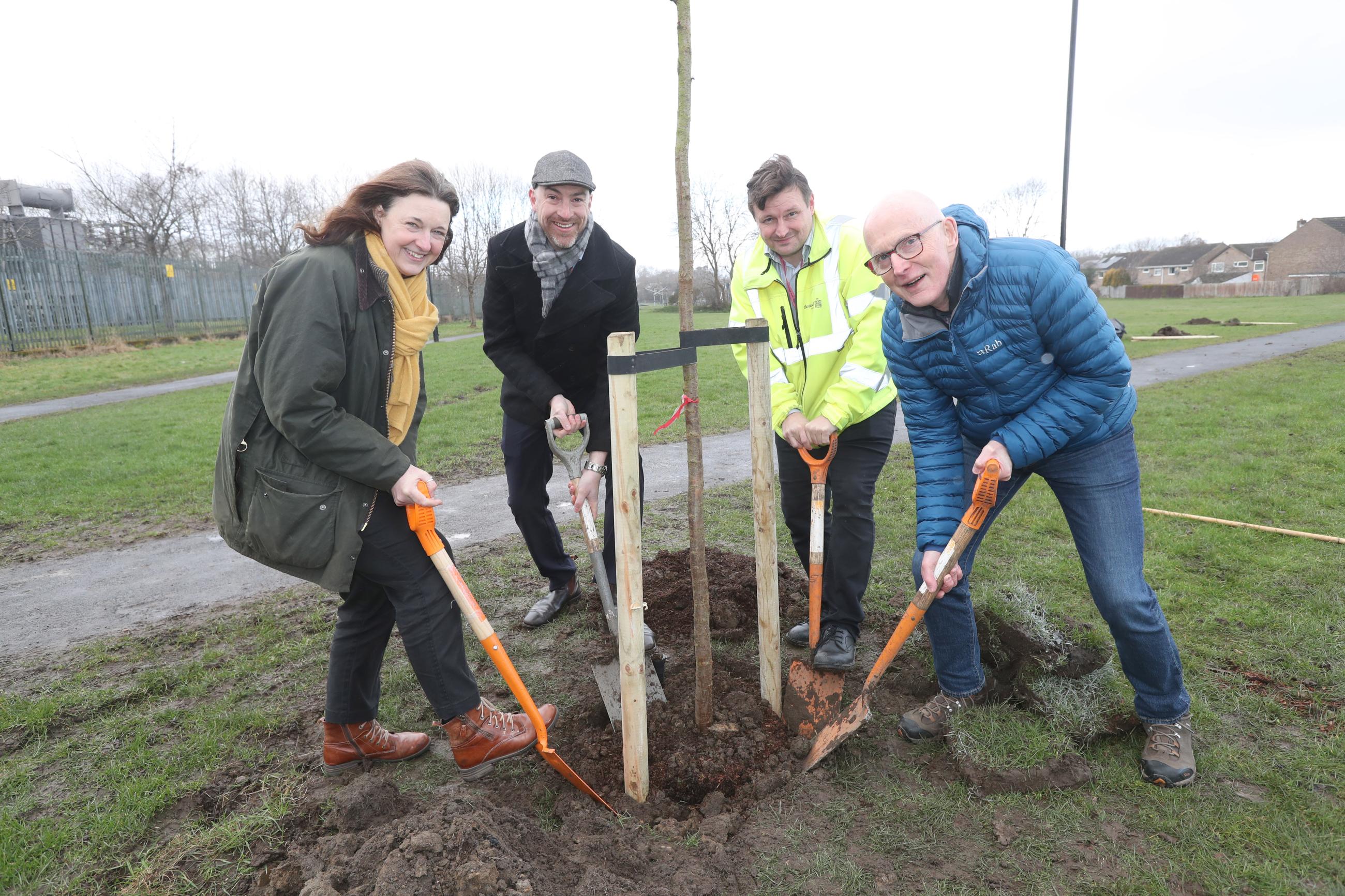 Carol Pyrah, Chief Executive, Urban Green Newcastle, Lloyd Jones, Forest Manager, North East Community Forest, Mark Burrell, Operations Manager, Newcastle City Council, Michael Offord, Director, Optometrist, Michael Offord Opticians