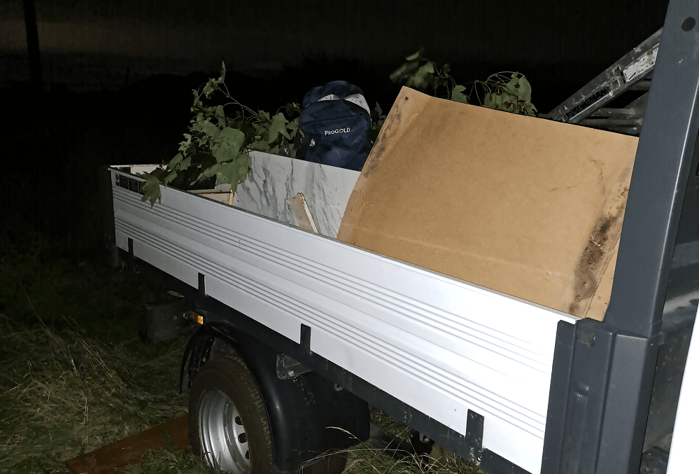 Michael Patrick Maughan got stuck in a field near Newcastle International Airport.