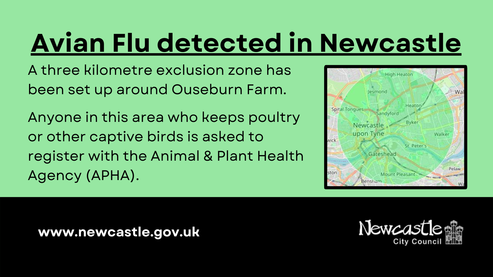 Bird owners in Avian Flu exclusion zone asked to register their animals