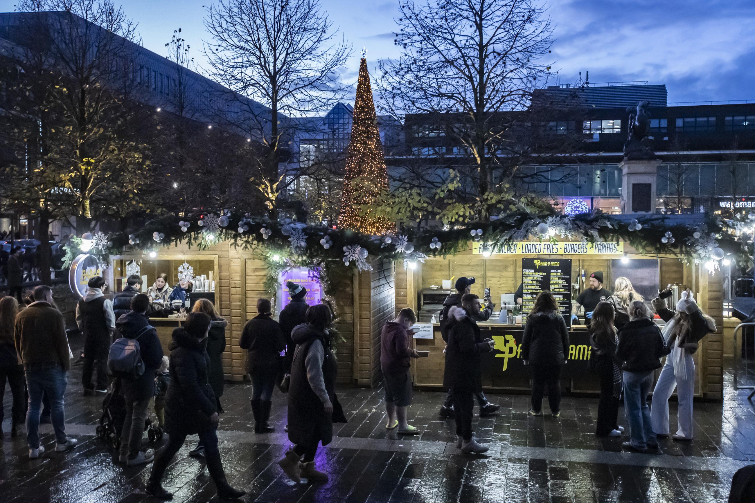 Christmas market at Old Eldon Square