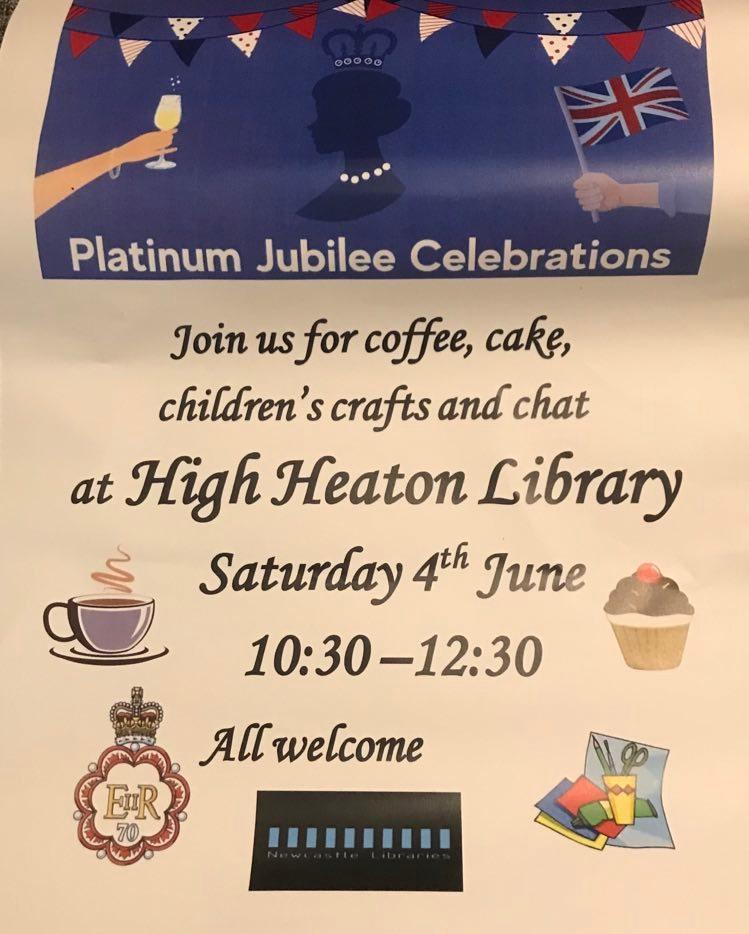 High Heaton Library Event flyer