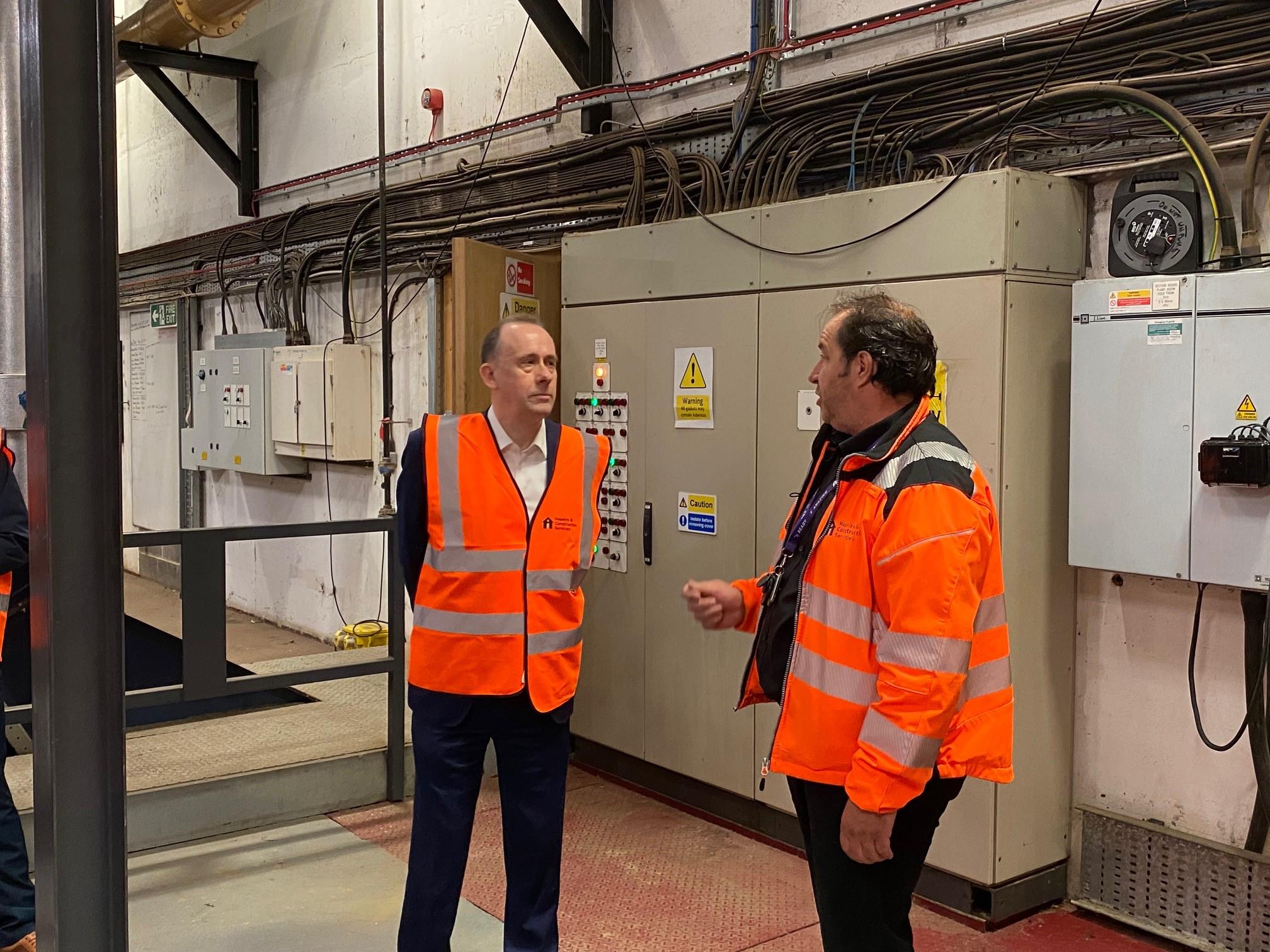 Lord Callanan visits Byker Heat Station