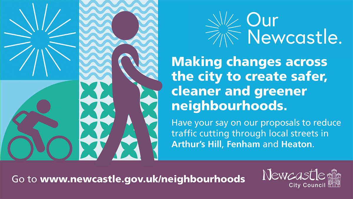 The proposals aims to reduce traffic cutting through residential streets in Arthur's Hill, Fenham and Heaton