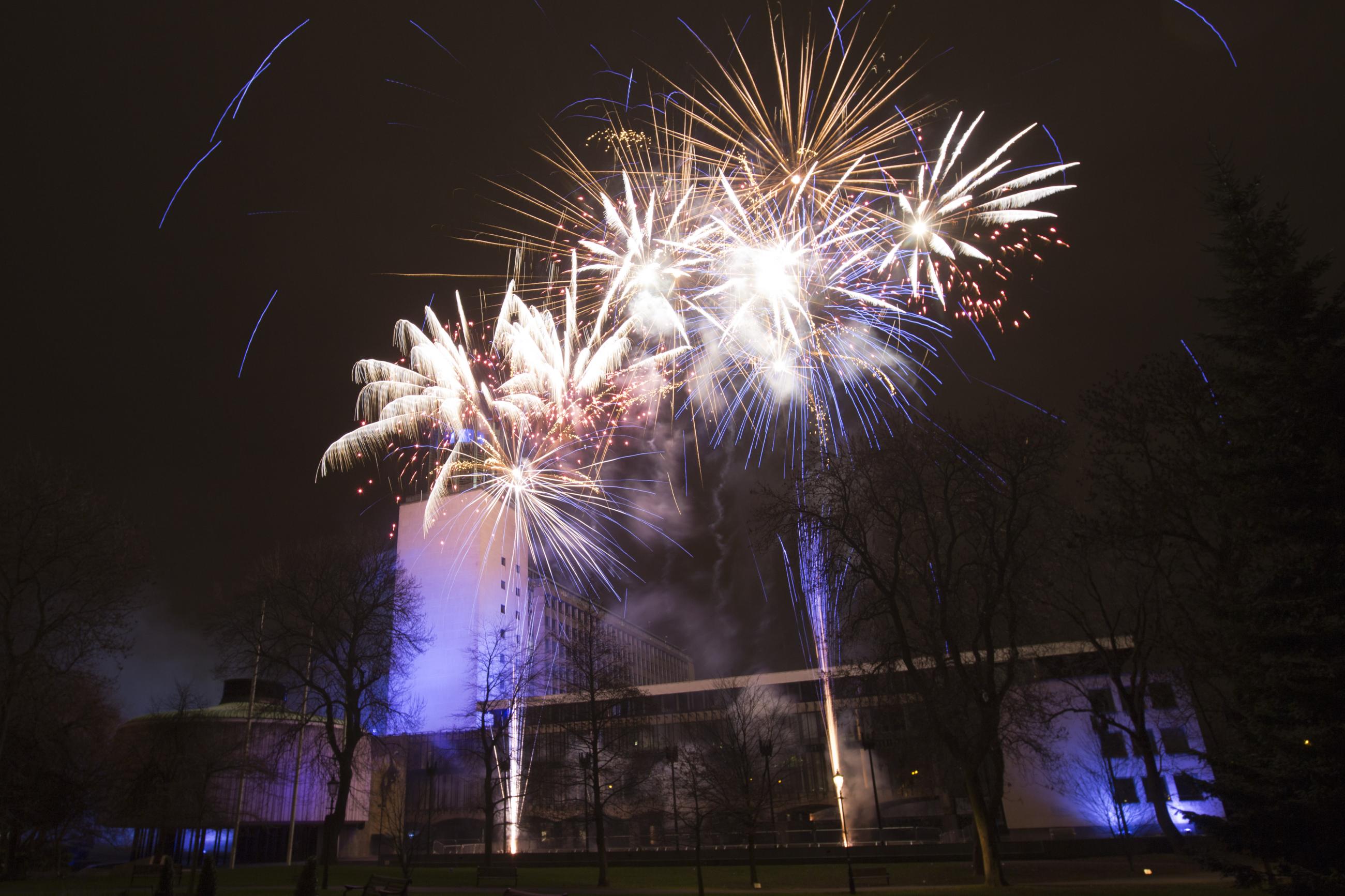 Newcastle’s New Year’s Eve family fireworks at the Civic Centre