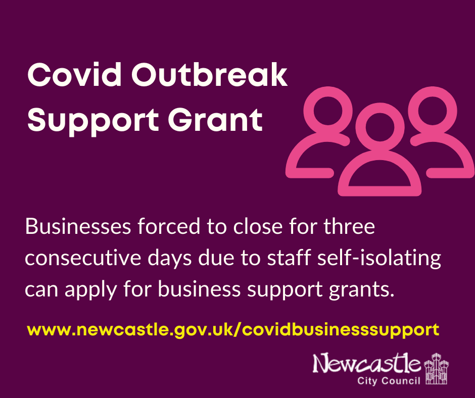 Newcastle businesses can apply for grants if forced to close due to staff self-isolating