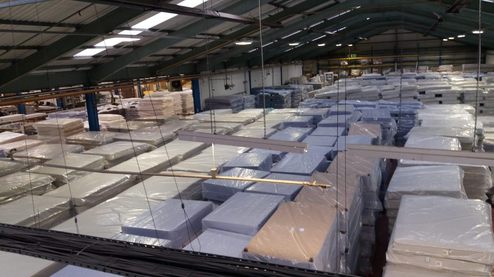 Employees at Palatine Beds have been producing hundreds of mattresses