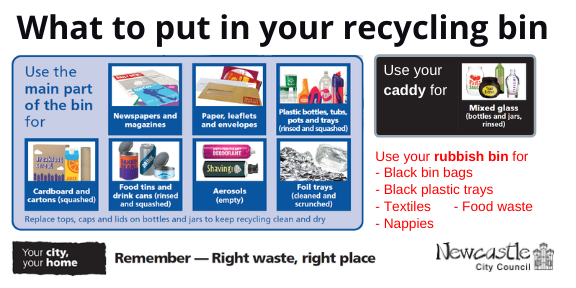 What to put in your recycling bin