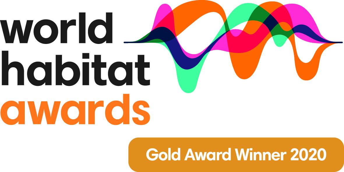 World Habitat Awards Gold Award Winner 2020 badge