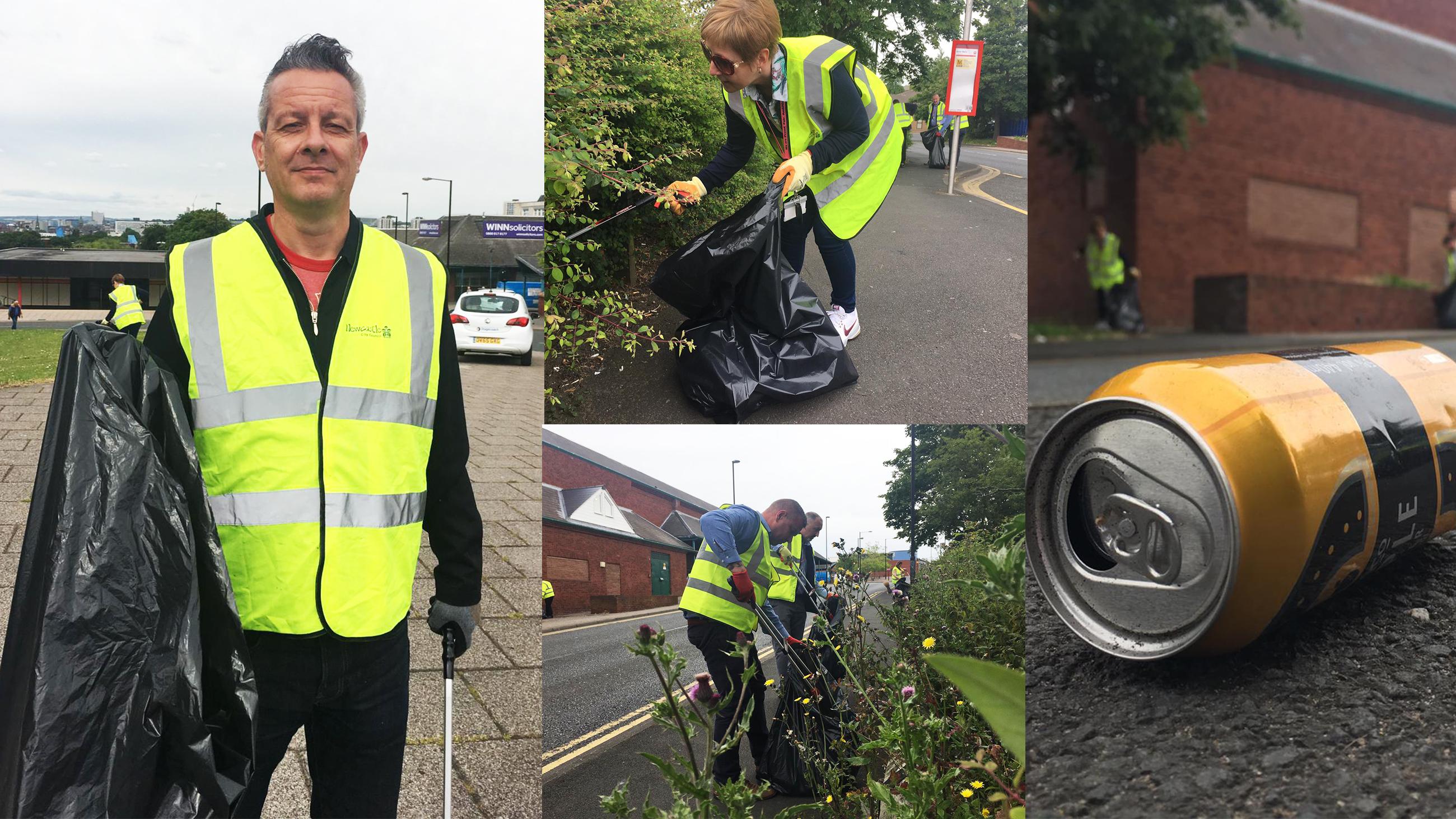 Your city, your home litter-pick on Shields Road