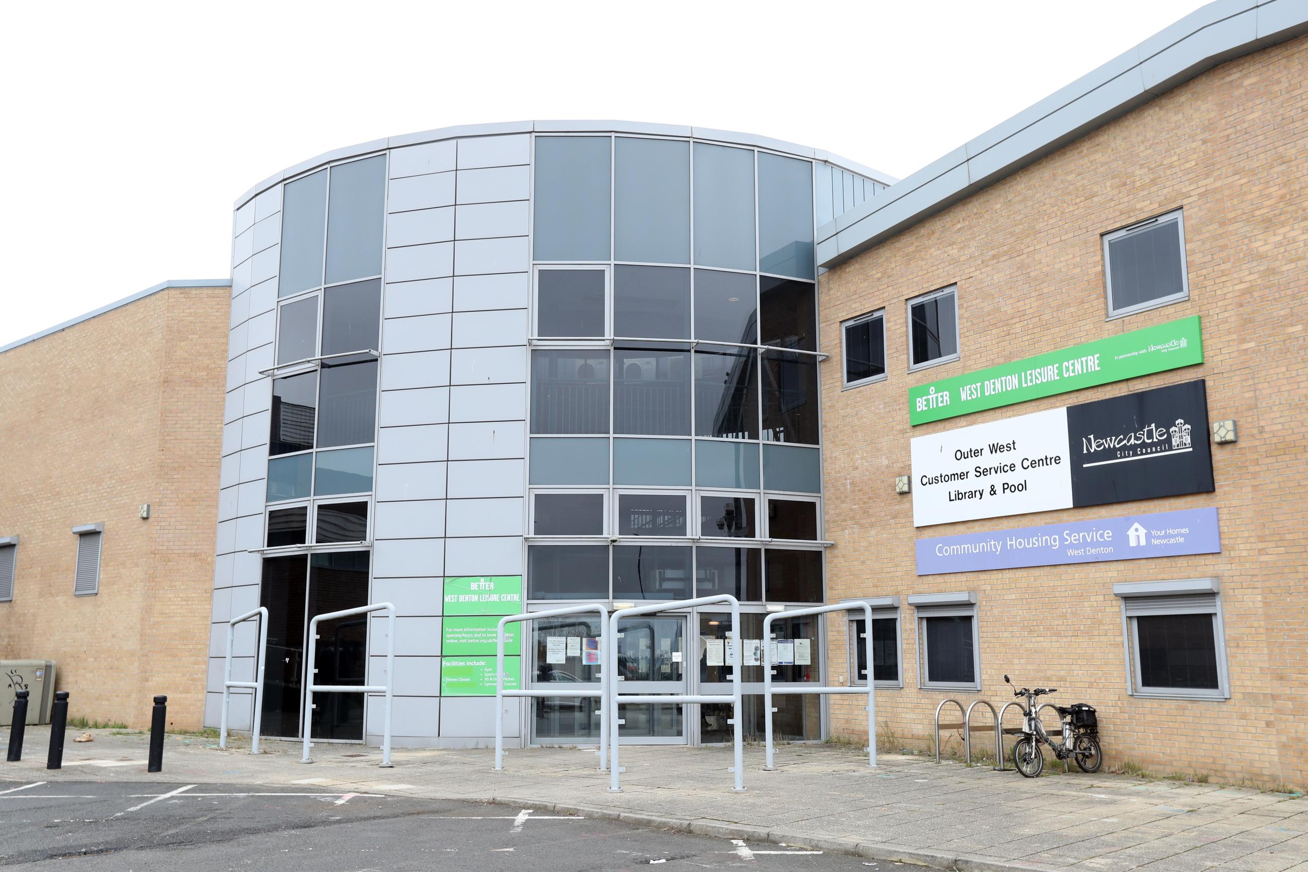 Photo shows the outside of the Outer West Library building in Newcastle.