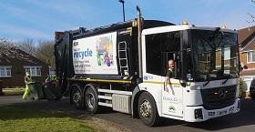 A Newcastle City Council bin wagon