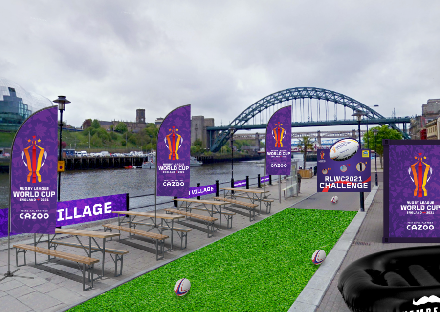 Fans and residents can expect a carnival atmosphere at the Official RLWC2021 Fan Village