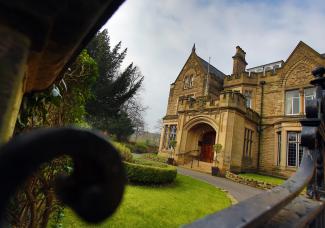 Mansion house entrance